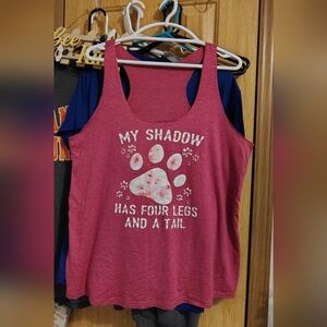 Pink Graphic Tank Top